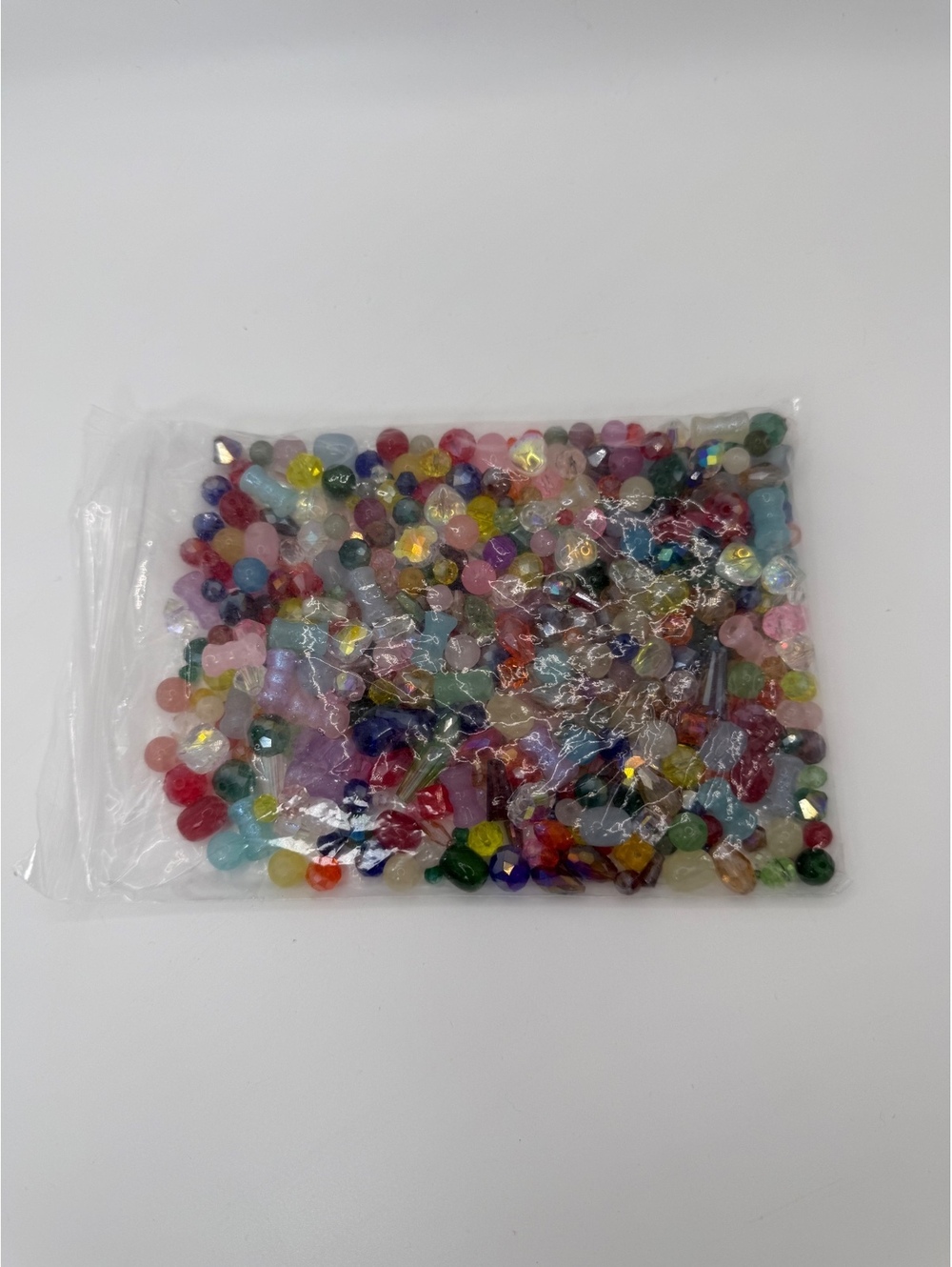 Assorted Craft Beads Mixed Colors Shapes Jewelry Making Lot